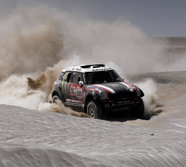 Die Rallye Dakar wirbelt viel Staub auf.   | Foto: dapd