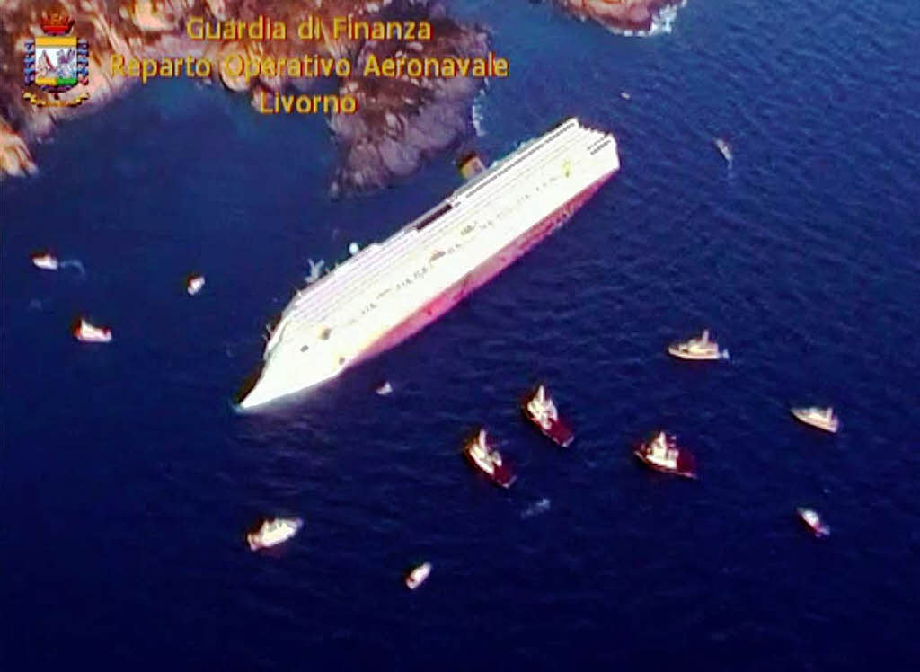 Schiffsunglck vor der Kste der Toskana: Die 