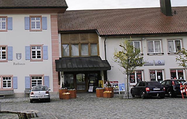 Im Rathaus  Grafenhausen gibt es fr Touristinformation  keine Rumlichkeiten.  | Foto: Wilfried Dieckmann