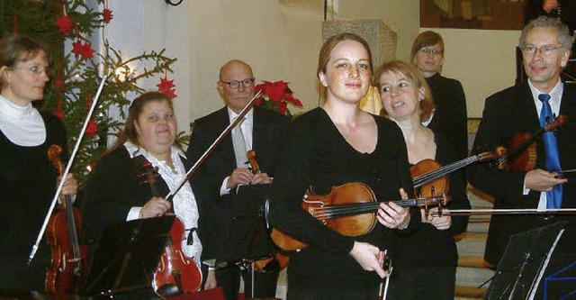 Erstmals stellte sich der Orchesterver...nger Kirche St. Felix und Regula vor.   | Foto:  Roswitha Frey