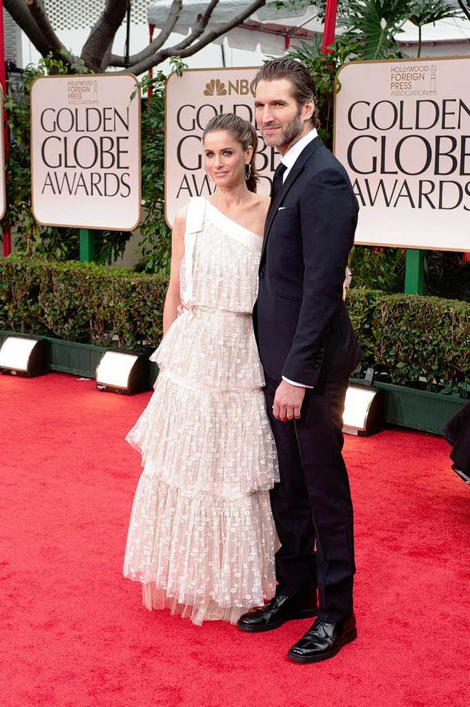 Schauspielerin Amanda Peet an der Seite ihres Ehemanns David Benioff, Produzent der Hitserie „Game of Thrones“.