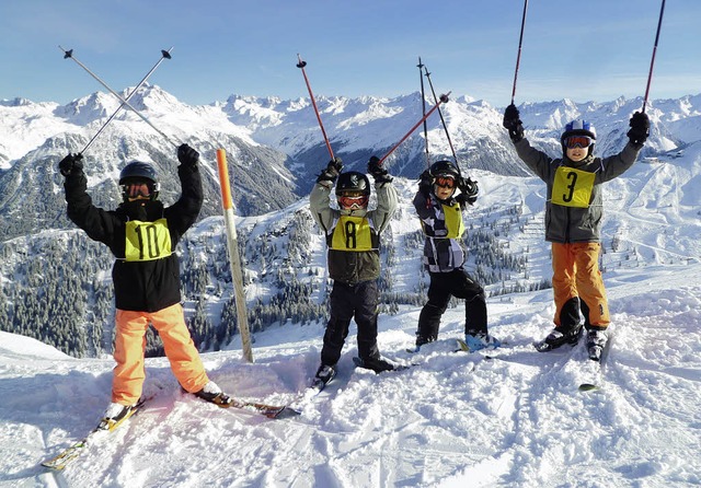 Auch die Kinder hatten viel Spa bei der Skifreizeit im Hochmontafon.   | Foto: Privat