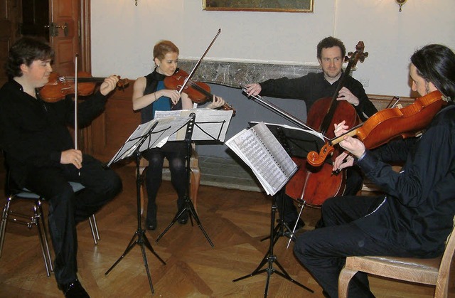 Spannungsgeladen: Das Aviv Quartett aus Israel   | Foto: Roswitha Frey