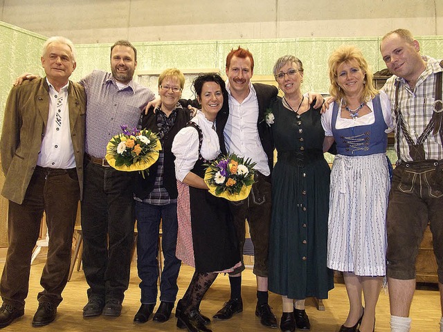 Sie unterhielten die Zuschauer (von li...kler, Susanne Seywald, Johannes Maier   | Foto: privat