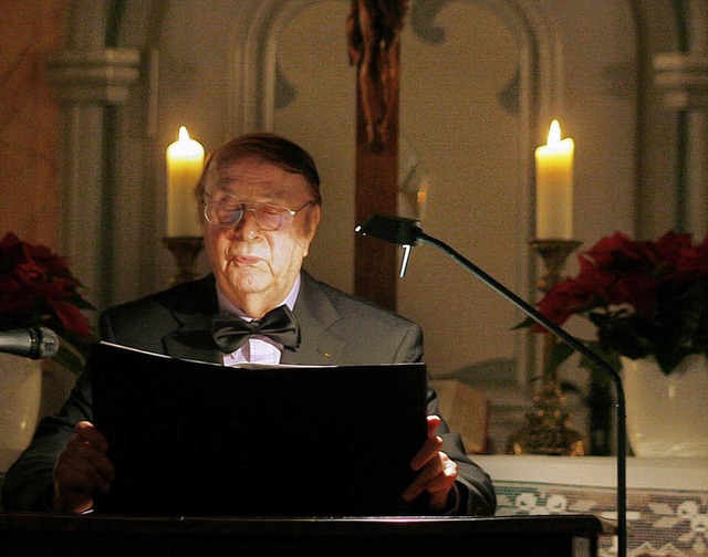 Das Triptychon von den Heiligen Drei K...us Thomas liest in der Martinskirche.   | Foto: Heidi Fssel