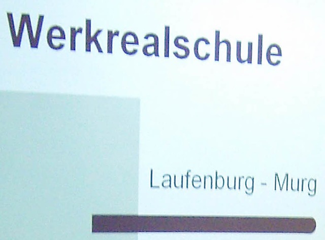 Aus dem gemeinsamen Projekt wurde nich...die Haupt- zur Werkrealschule machen.   | Foto: BZ