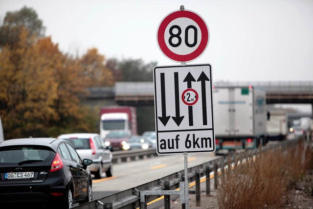 In der Ortenau kommt es in den Baustellen der A5 zu vielen Unfllen.  | Foto: ycb