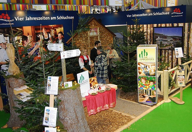 Das Hotel Vier Jahreszeiten am Schluch...auch auf dem Stand der HTG vertreten.   | Foto: Privat