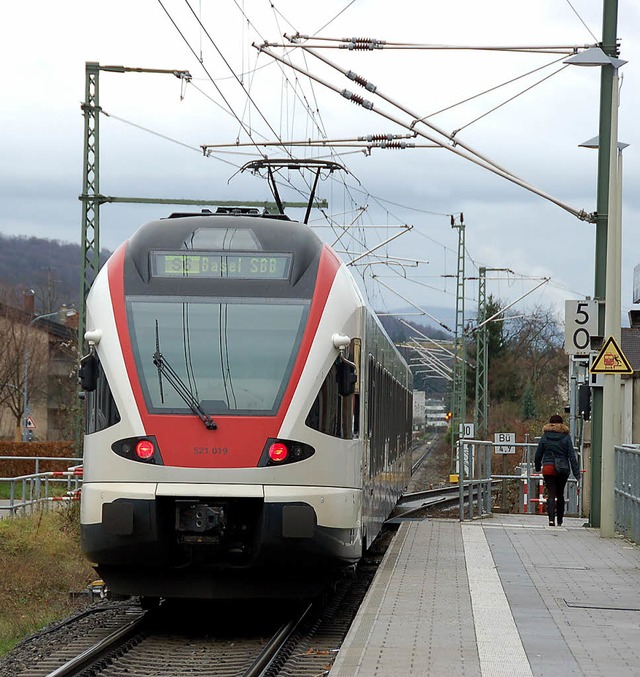 Mehr S-Bahn zwischen Lrrach und Basel... der scheint derzeit eher ungreifbar.   | Foto: Nikolaus Trenz