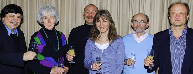 Zu ihrem  alljhrlichen Januartreffen ...Laufenburg) und Pfarrer Detlev Jobst.   | Foto: Alfred Lins