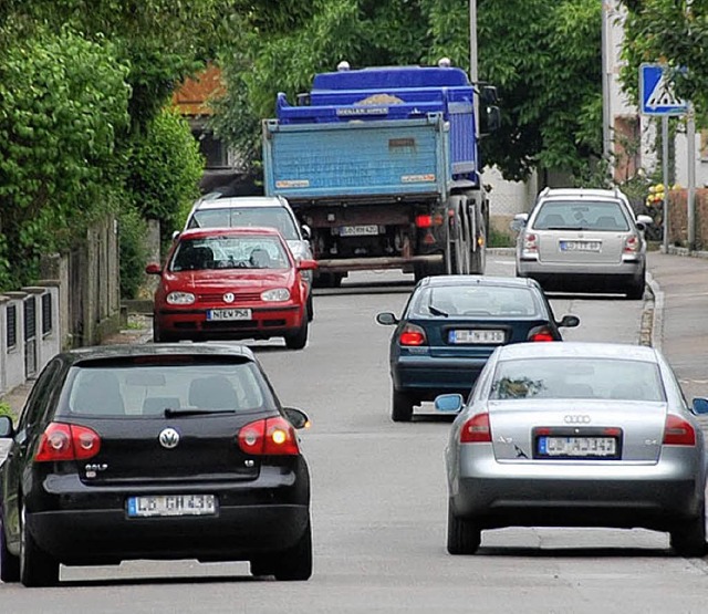 Viel Verkehr in Mrkt   | Foto: Lauber