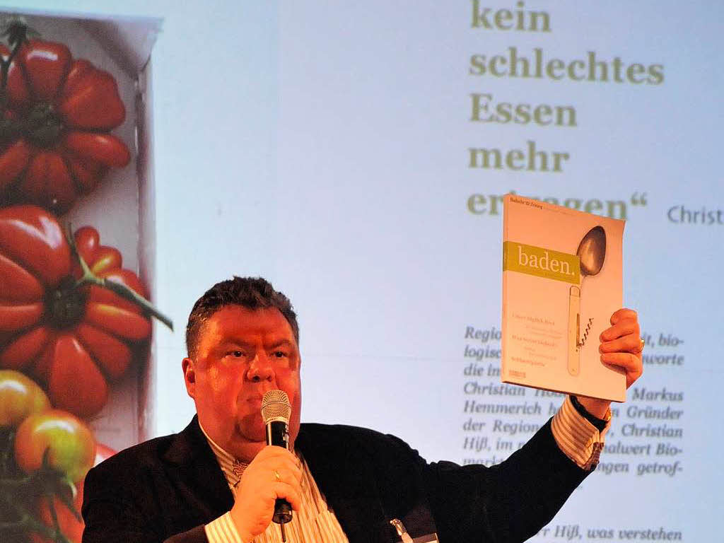 BZ-Herausgeber Christian Hodeige kann kein schlechtes Essen mehr ertragen.
