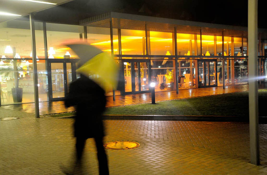 Eingeladen hatte die BZ zum Gesprch ber regionale kologische Lebensmittel und es kamen viele in die Kantine der Sick