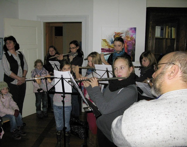 Auch 2012 werden die Musikschler wied...e hier im Dezember 2011 in Schliengen.  | Foto: dop