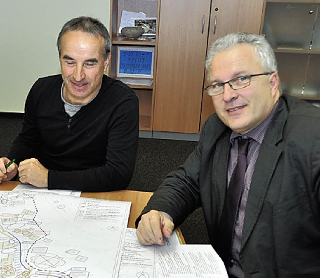 Brgerbeteiligung ja, aber im Gemeinde...dnung, sagt Christof Berger (rechts).   | Foto: Archivfoto: Mielcarek