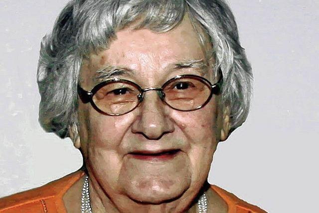 Hildegard Baumgartner wird 85