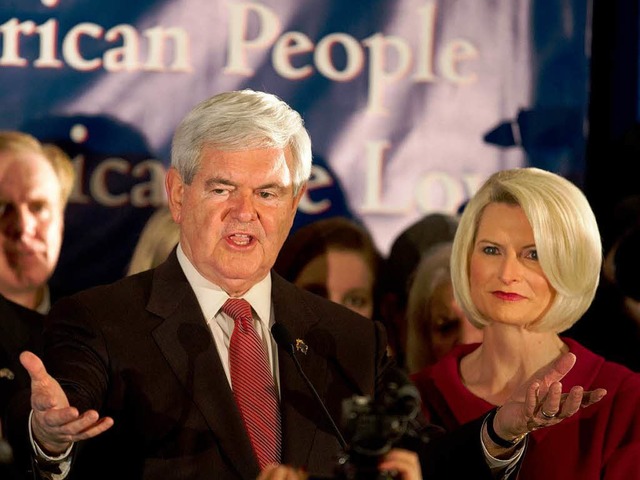 Newt Gingrich entscheidet die Vorwahl in South Carolina berraschend fr sich.  | Foto: AFP