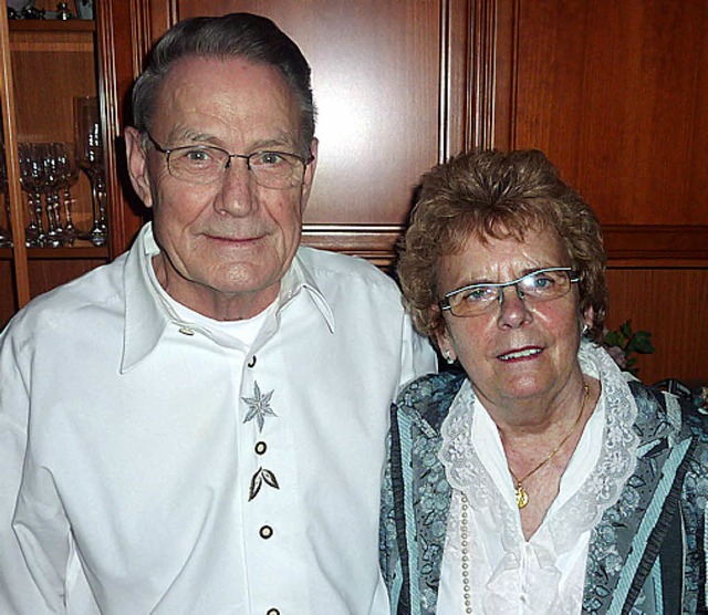 Goldene Hochzeit feierten am Freitag Hans-Jochen und Hannelore Wolf.  | Foto: Karlernst Lauffer