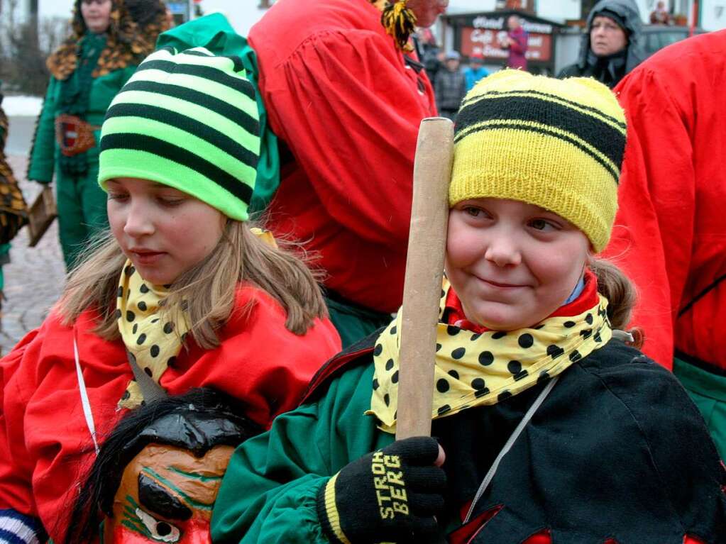 38 Gruppen waren dem Ruf der Schluchseeglunki gefolgt und prsentierten sich farbenfroh in nrrischer Gesinnung.