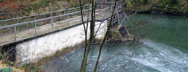 Aus dem eigenen Wasserkraftwerk im  K...jhrlich in Marzell bentigten Stroms.  | Foto: Kanmacher