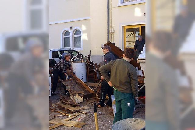 Altes Rathaus wird tatkrftig saniert