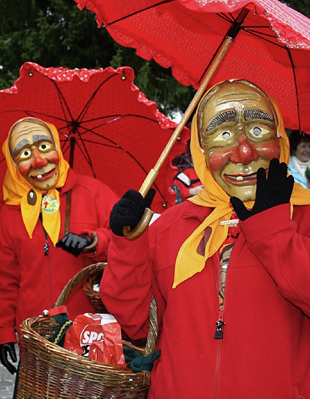 Die Fasnacht in Todtmoos startet am Dr...nur die Lebkchler freuen sich darauf.  | Foto: Andreas Bhm