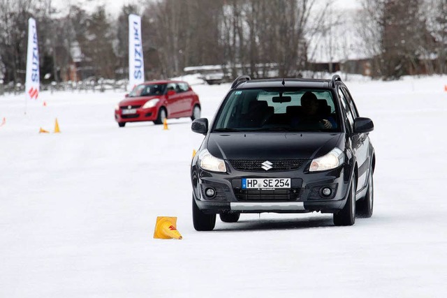 Testparcours beim Suzuki Snowcamp  | Foto: Suzuki