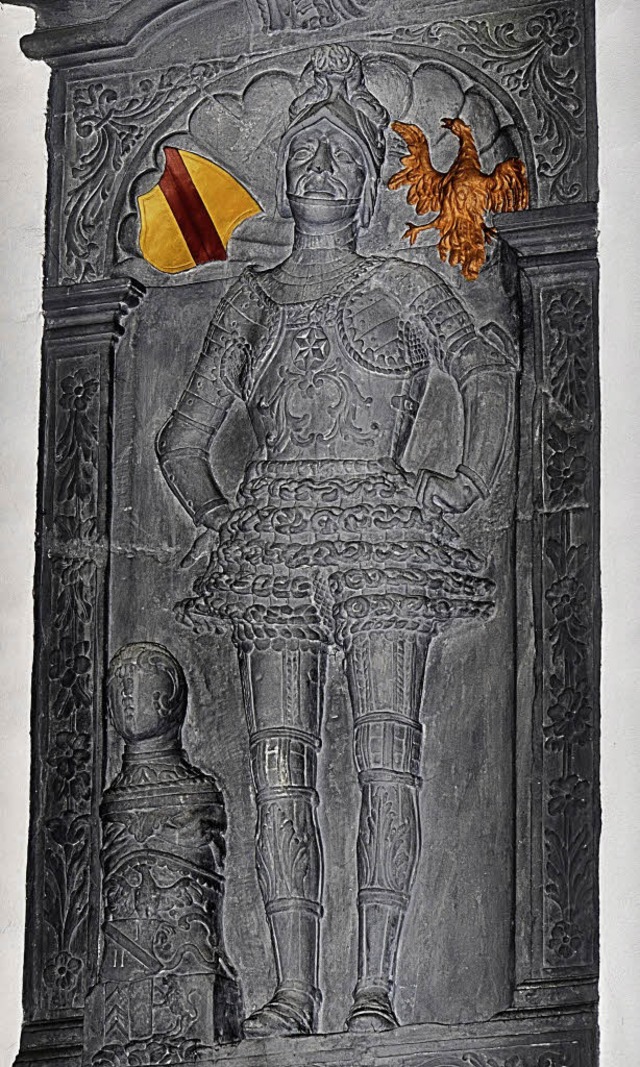 Relief des Markgrafen Karl II. in der ...8222;Cuius regio, eius religio.&#8220;  | Foto: Klaus Fehrenbach