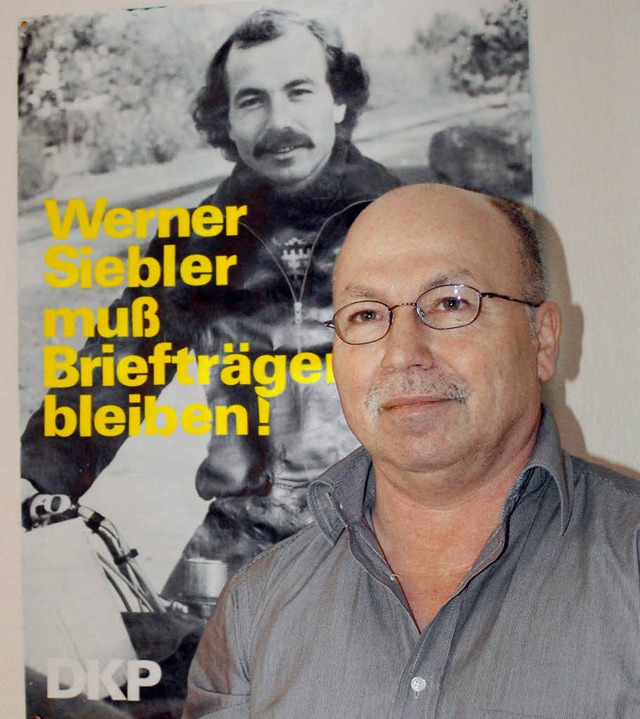 Als DKP-Mitglied durfte Siebler keine Briefe austragen  | Foto: franz schmider