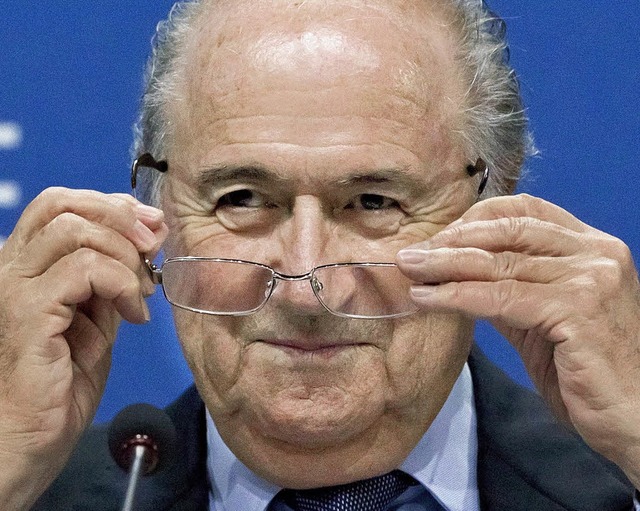 &#8222;Hoene ist Schuld&#8220;: Fifa-Chef Joseph Blatter  | Foto: dpa