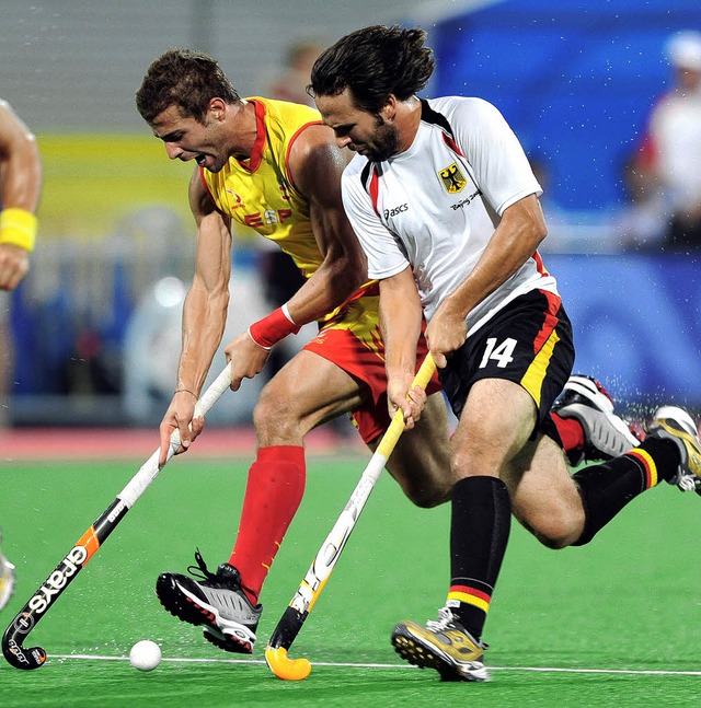 Die  deutschen Hockey-Mnner mssen si...mehr um einen Olympia-Start machen.     | Foto: afp