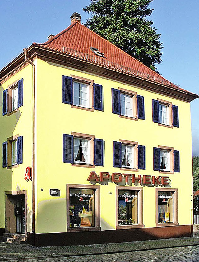 Die Alte-Vogtei-Apotheke in Seelbach schliet.   | Foto: BZ