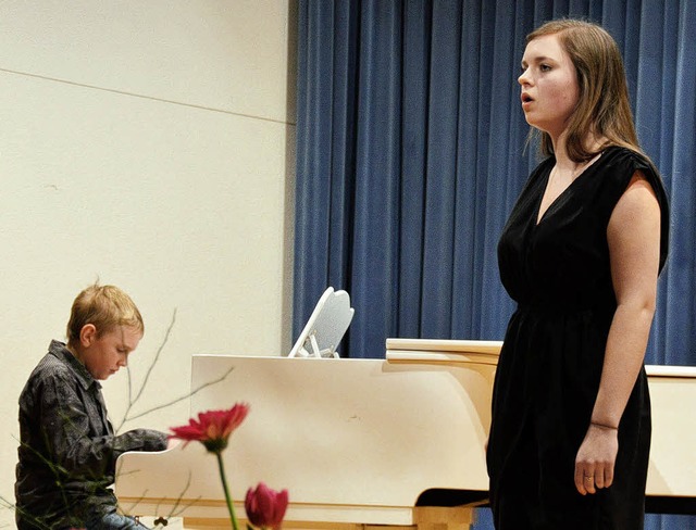 Musikschule Markgrflerland Preistrge...t Svetlana Balzer und Daniel Alexander  | Foto: Michael Behrdendt