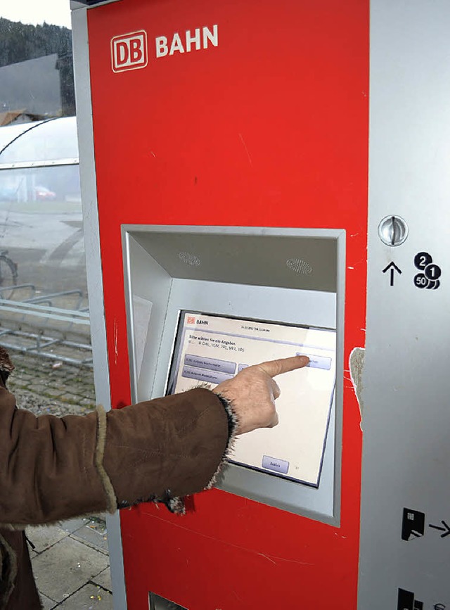 IG Pro Schiene wird auch dieses Jahr  ...       Fahrkarten-Automaten anbieten.   | Foto: Paul Berger