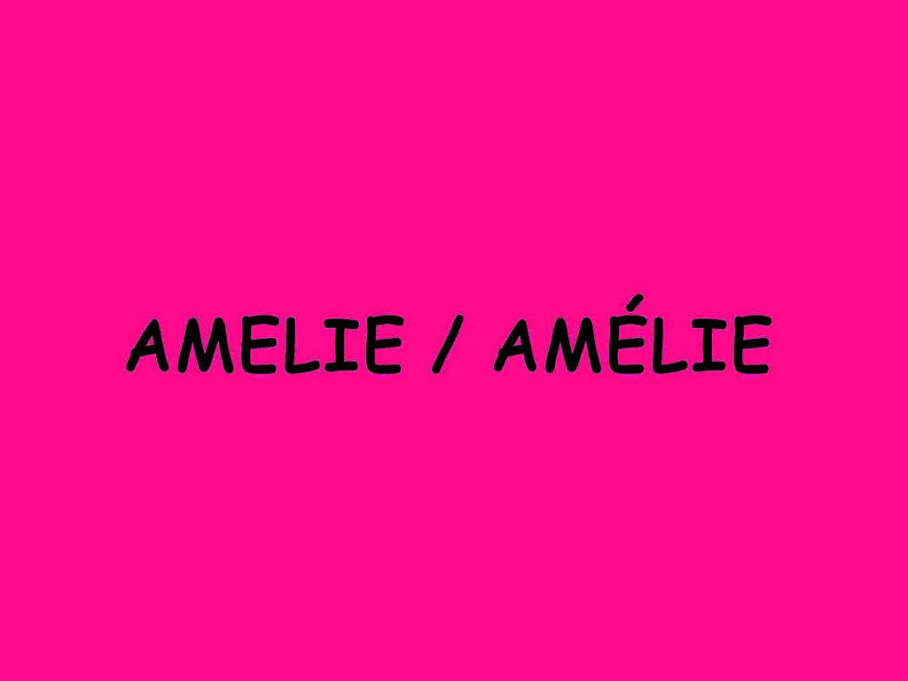 Amelie und Amlie machen ganze 5 Pltze gut: Position 4 im Jahr 2011