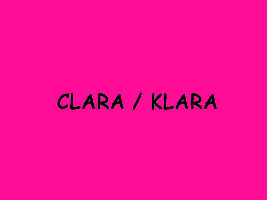 Clara/Klara muss das Feld rumen: von Platz 3 auf Platz 7