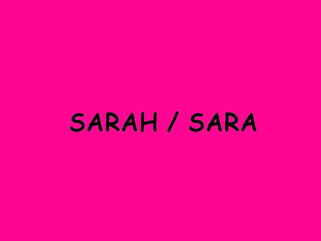 Immer noch beliebt: Sara(h) auf Platz 14 mit...