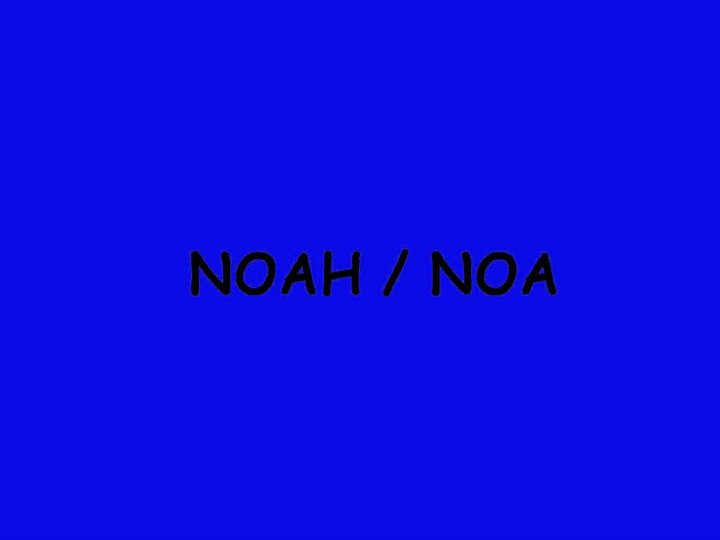 Noah und Noa, 2010 noch Spitzenreiter. Noah und Noa, 2010 noch Spitzenreiter.