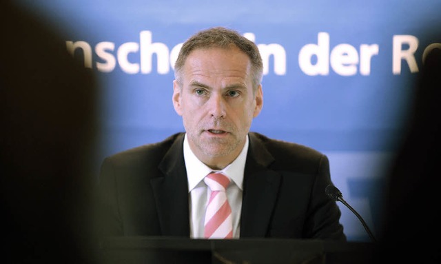 Erfolgsgewohnt: Reinhard Krumm, der Vorstandsvorsitzende der Volksbank Lahr  | Foto: CHRISTOPH BREITHAUPT