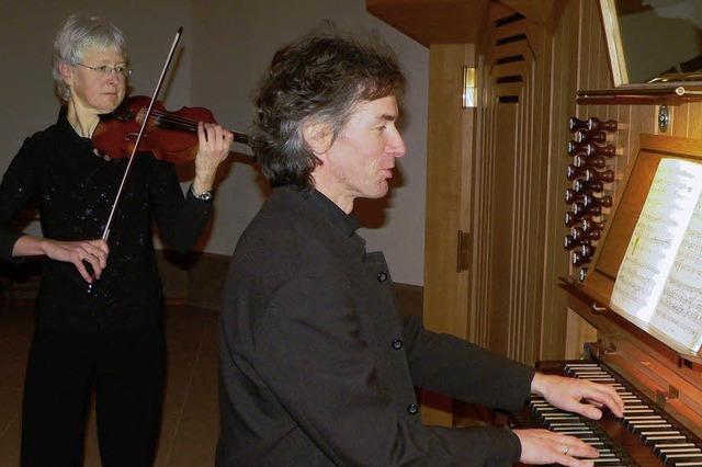 Ein guter Griff fr Geige und Orgel