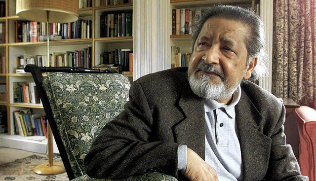 Weltreisender der Literatur: V. S. Naipaul in seinem Haus  | Foto: dpa