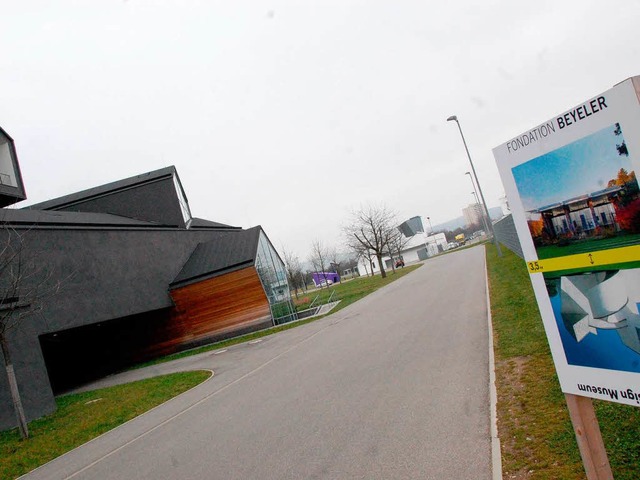 Perspektivisch rcken sich Vitrahaus, ...e Fondation Beyeler schon recht nahe.   | Foto: LAUBER