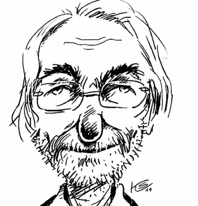 BZ-Karikaturist Klaus Stuttmann, wie er sich selbst sieht.  | Foto: Klaus Stuttmann 