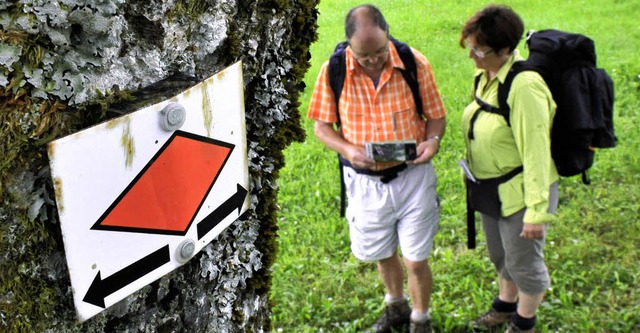 Rot sieht man jetzt auch am Eichener S...es Schwarzwaldvereins berichtet wurde.  | Foto: Dpa