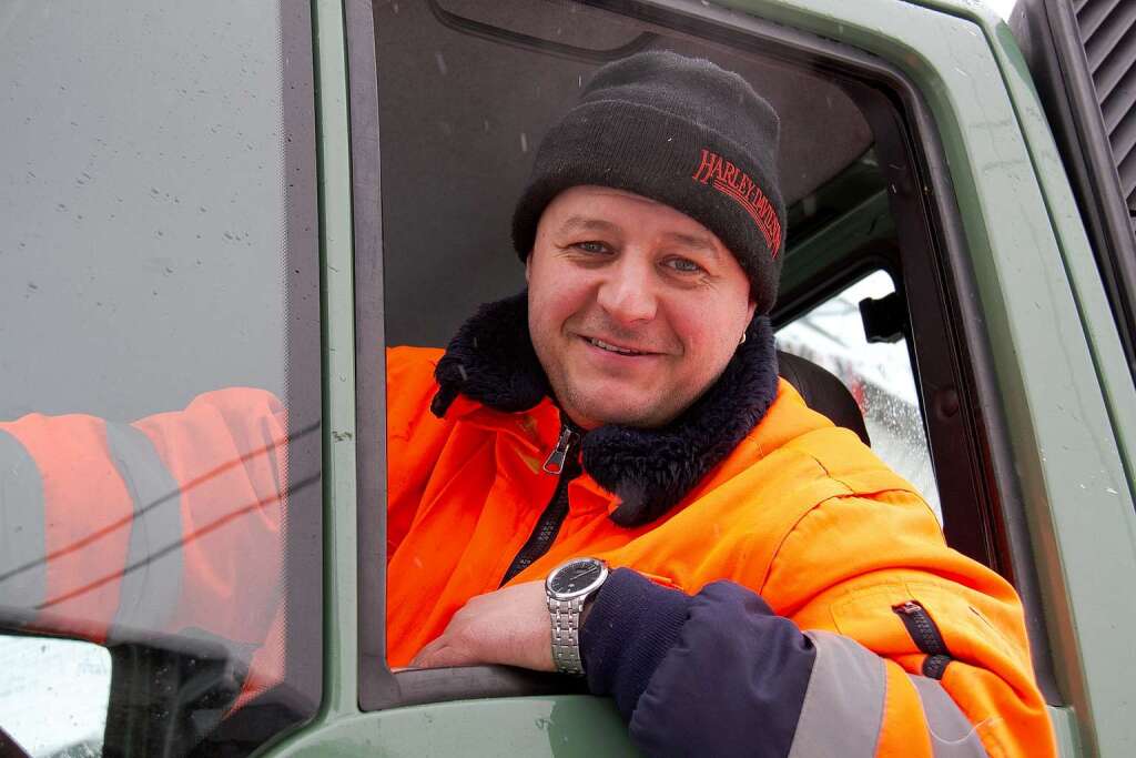 Bauhofleiter Klaus-Dieter Schilz-Tautz: Wenn das Wetter so bleibt, sind wir zufrieden