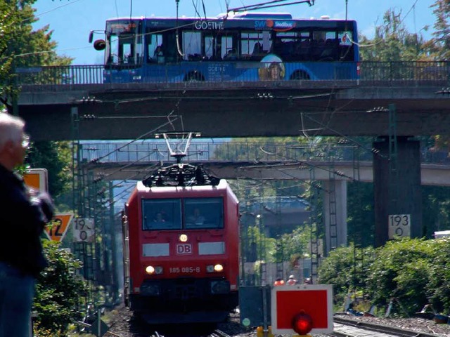 Mit Bahn und Bus gibt es PNV-Verbindu...chen Emmendingen (Foto) und Waldkirch.  | Foto: Eileen Woestmann