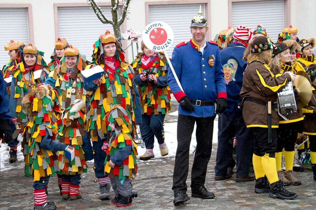 Die "Narrenbolizri" war auch dabei