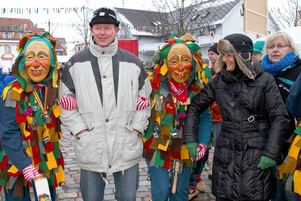 Ehrenbrger Erich Kiefer fhlt sich sichtlich wohl