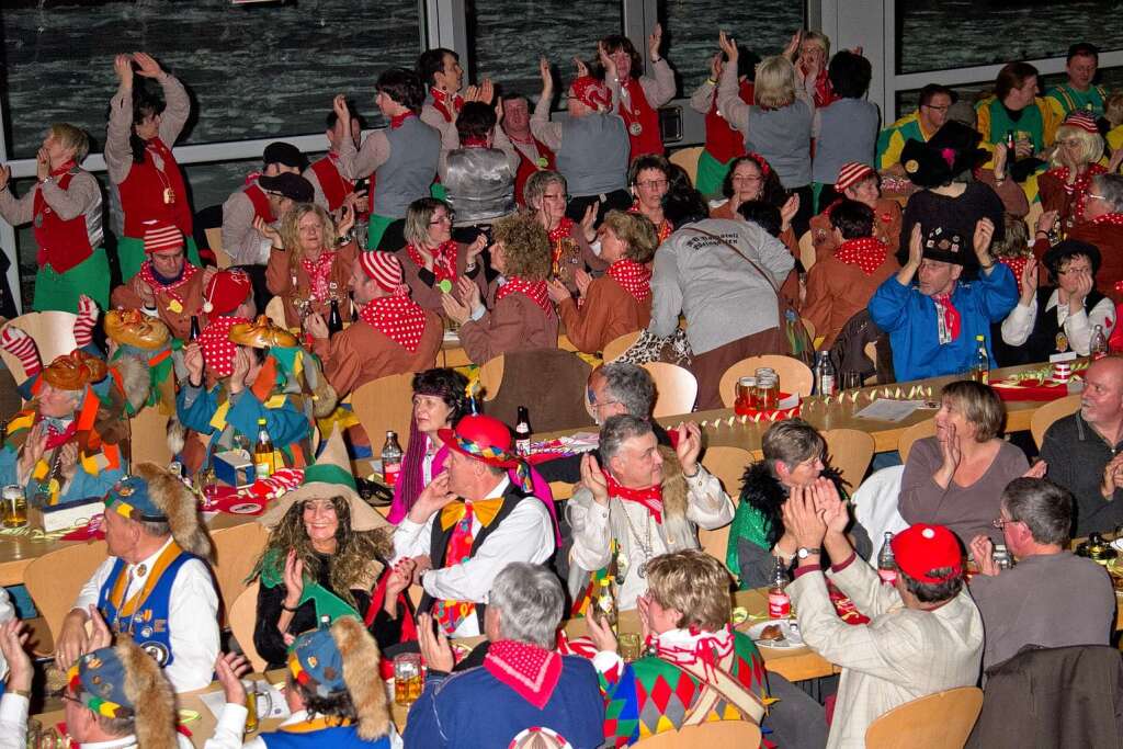 Gute Stimmung in der Schwarzwaldhalle