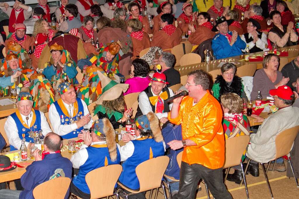 Gute Stimmung in der Schwarzwaldhalle